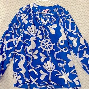 **SOLD** Lilly Pulitzer Elsa Top, size L, good used condition